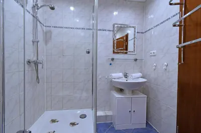 Ein Badezimmer in der Unterkunft RES 314 - Residenz - Teilseeblick