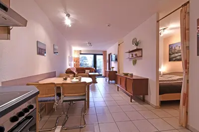 Ein Sitzbereich in der Unterkunft RES 314 - Residenz - Teilseeblick