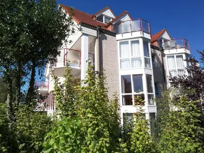 Das Gebäude in dem sich die Ferienwohnung befindet