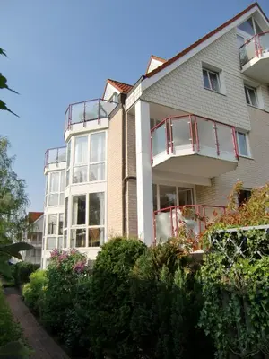 Das Gebäude in dem sich die Ferienwohnung befindet