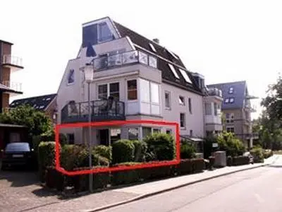 Das Gebäude in dem sich die Ferienwohnung befindet