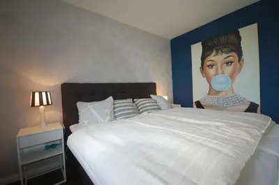 Ein Bett oder Betten in einem Zimmer der Unterkunft Han 012