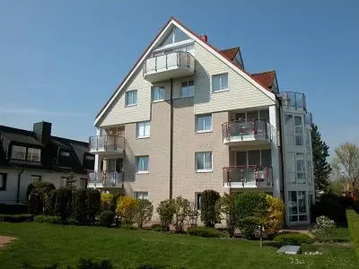 Das Gebäude in dem sich die Ferienwohnung befindet