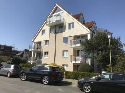 Das Gebäude in dem sich die Ferienwohnung befindet