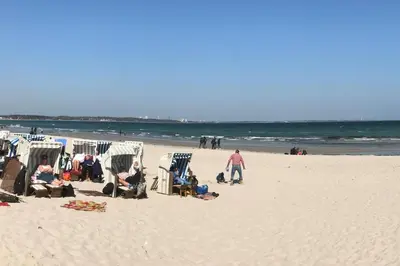Ein Strand an oder in der Nähe der Ferienwohnung