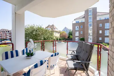 Ein Balkon oder eine Terrasse in der Unterkunft HAN 806 - Witthus