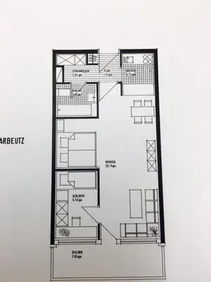 Grundriss der Unterkunft RES 114 - Residenz