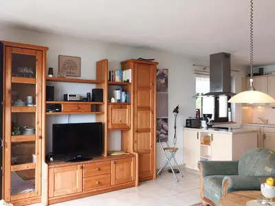 Küche/Küchenzeile in der Unterkunft RES 401 - Residenz - Seeblick