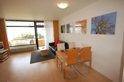 Ein Sitzbereich in der Unterkunft HOF 203 - Berliner Hof - Seeblick