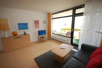 Ein Sitzbereich in der Unterkunft HOF 203 - Berliner Hof - Seeblick