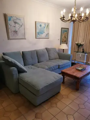 Ein Sitzbereich in der Unterkunft RES 404 - Residenz - Seeblick