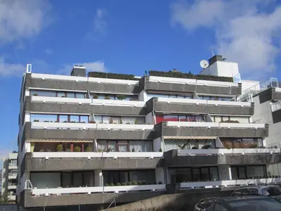 Das Gebäude in dem sich die Ferienwohnung befindet