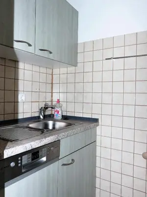 Küche/Küchenzeile in der Unterkunft HOF 407 - Berliner Hof -Seeblick