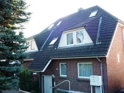 Das Gebäude in dem sich die Ferienwohnung befindet