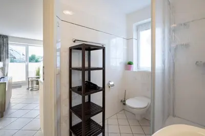 Ein Badezimmer in der Unterkunft HAN 618 - Appartementresidenz