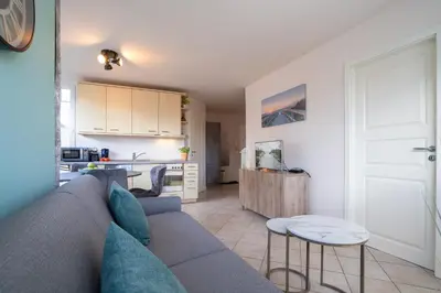 Küche/Küchenzeile in der Unterkunft HAN 618 - Appartementresidenz