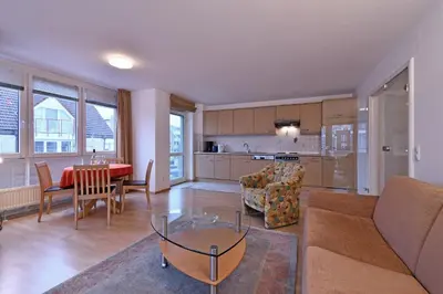 Küche/Küchenzeile in der Unterkunft BER 511 - Appartementresidenz
