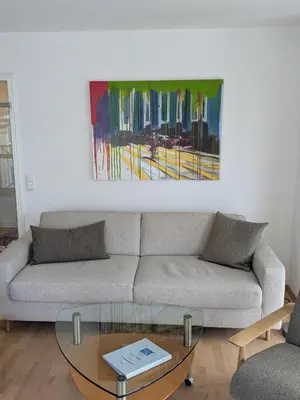 Ein Sitzbereich in der Unterkunft BER 511 - Appartementresidenz