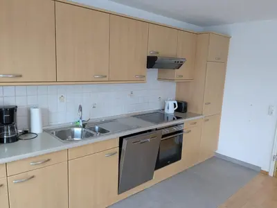 Küche/Küchenzeile in der Unterkunft BER 511 - Appartementresidenz