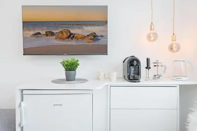 Küche/Küchenzeile in der Unterkunft Beach Vibes