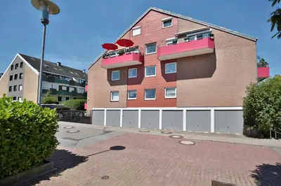Das Gebäude in dem sich die Ferienwohnung befindet