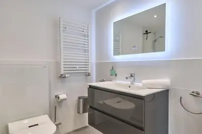 Ein Badezimmer in der Unterkunft Plaza Premium Timmendorfer Strand Schöne Aussicht 269