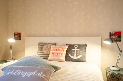 Ein Bett oder Betten in einem Zimmer der Unterkunft OST5b 