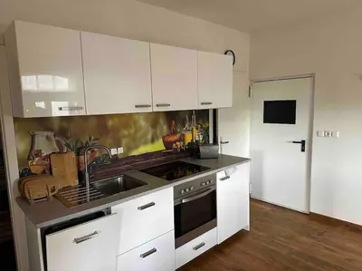 Küche/Küchenzeile in der Unterkunft Kuschelige Ferienwohnung auf Reiterhof