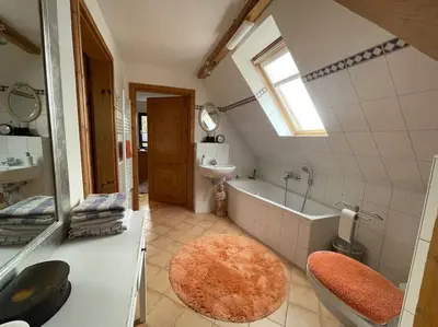 Ein Badezimmer in der Unterkunft Landhaus Anke