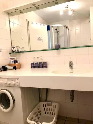 Ein Badezimmer in der Unterkunft Haus Stranddüne MeerZeit Haffkrug
