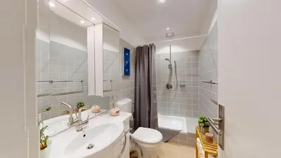 Ein Badezimmer in der Unterkunft Baltic Pearl