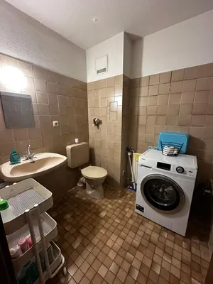 Ein Badezimmer in der Unterkunft Hansestraße