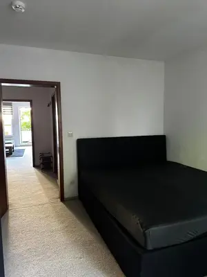 Ein Sitzbereich in der Unterkunft Hansestraße