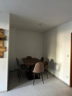 Ein Sitzbereich in der Unterkunft Hansestraße