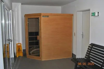 Grundriss der Unterkunft Fewo mit Schwimmbad