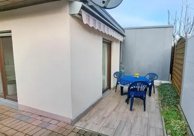 Grundriss der Unterkunft Obj 47 Ferienbungalow für 2 Personen WLAN Terrasse ca 300 m zum Strand