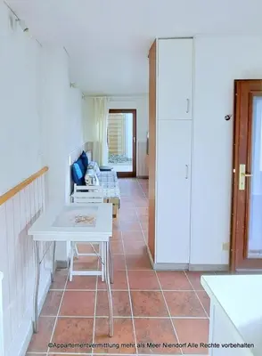 Grundriss der Unterkunft Obj 47 Ferienbungalow für 2 Personen WLAN Terrasse ca 300 m zum Strand