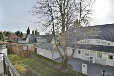 Das Gebäude in dem sich die Ferienwohnung befindet