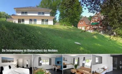 Ein Garten an der Unterkunft Ferienwohnung auf einem Reiterhof