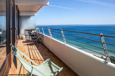 Ein allgemeiner Meerblick oder ein Meerblick von der Ferienwohnung aus