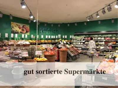 Ein Supermarkt oder andere Läden in der Ferienwohnung oder in der Nähe