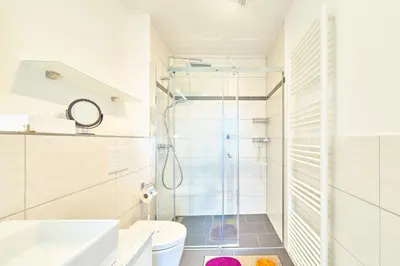 Ein Badezimmer in der Unterkunft SeeVilla Scharbeutz