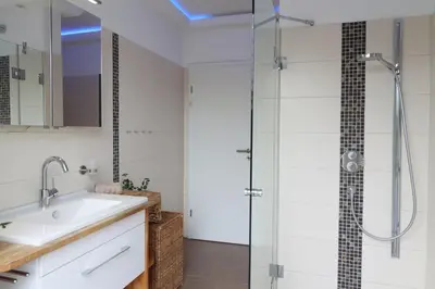 Ein Badezimmer in der Unterkunft Villa Lathilda