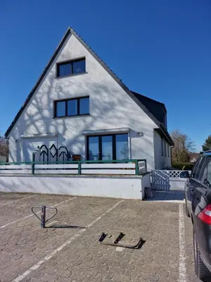 Das Gebäude in dem sich die Ferienwohnung befindet