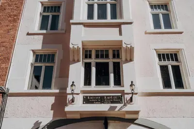 Das Gebäude in dem sich die Ferienwohnung befindet