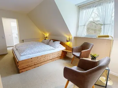 Ein Bett oder Betten in einem Zimmer der Unterkunft Reiterpension Marlie