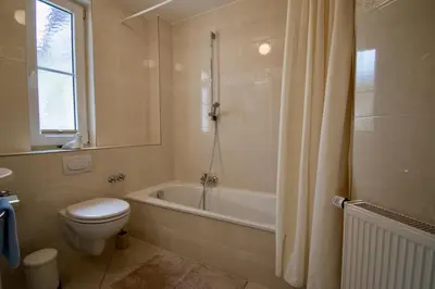 Ein Badezimmer in der Unterkunft Villa Wilhelma Apartment A1 EG