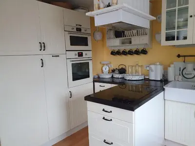 Küche/Küchenzeile in der Unterkunft Haus Nadine