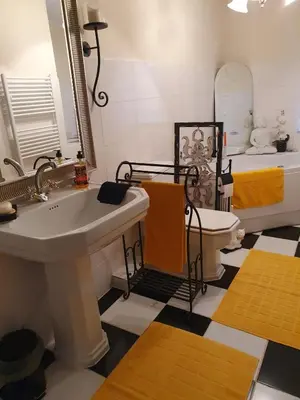 Ein Bett oder Betten in einem Zimmer der Unterkunft Haus Nadine