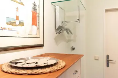 Ein Badezimmer in der Unterkunft Ferienwohnung Achtsam in Scharbeutz